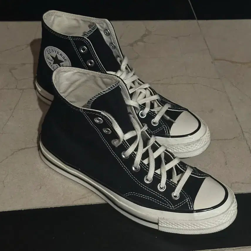[BUNJANG] Converse Chuck 70 Hi Black / 컨버스 척 70 하이 블랙 260
