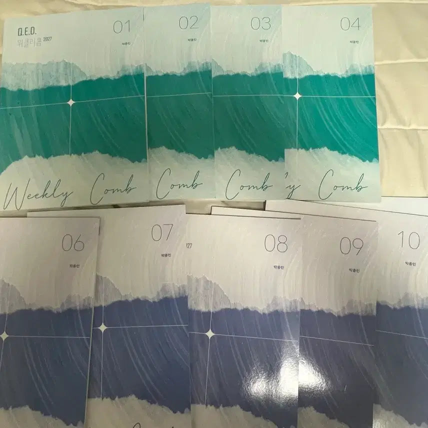 [BUNJANG] Sidae Injae Park Jong-min QED Wicom Math Study Books (10 Volumes) / 2027 시대인재 수학 박종민 qed 위콤 10권