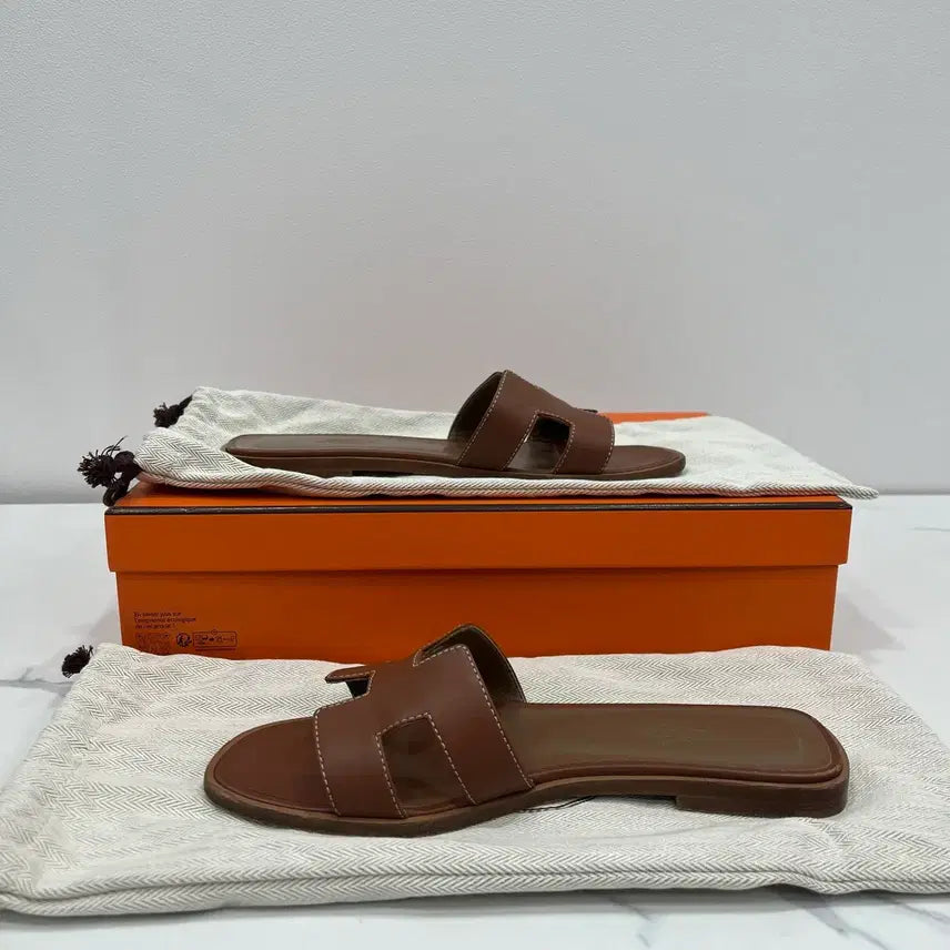 [BUNJANG] Hermes Oran Sandals Size 36.5 / {36.5 Size} 에르메스 오란 샌들