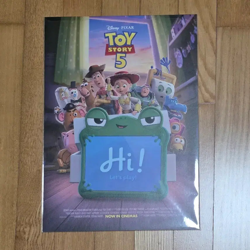 [BUNJANG] Toy Story 5 Original 5-Piece A3 Poster and Sticker Set / 토이스토리5 오리지널 5종 SET A3 포스터+스티커