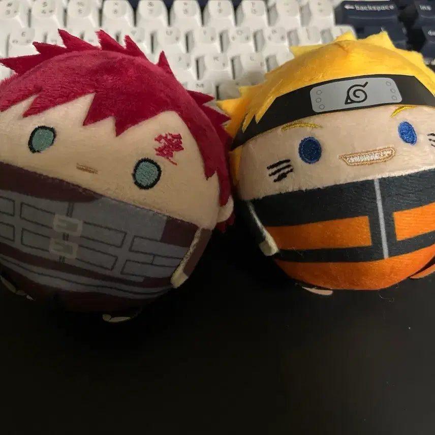 [BUNJANG] Naruto Gaara Fuwa Kororin Plush Set / 나루토/가아라 후와코로링