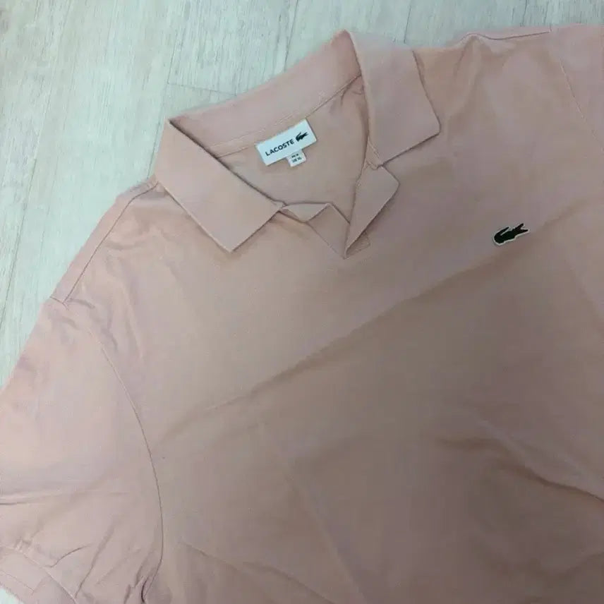 [BUNJANG] Lacoste Pink Polo T-Shirt / 라코스테 카라티 핑크