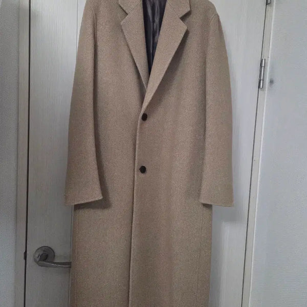 [BUNJANG] MAMCARI Twill Beige Single Robe Coat / [48] 마마가리 싱글 로브 코트 트윌베이지