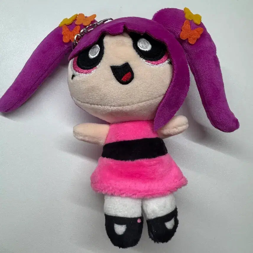 [BUNJANG] NewJeans Powerpuff Girls Hanni Plush Keyring / 뉴진스 파워퍼프걸 하니 플러시 키링