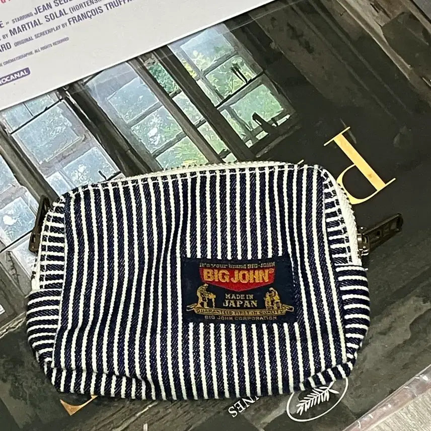 [BUNJANG] Big John Stripe Pouch Made in Japan / 빅존 스트라이프 파우치 made in japan