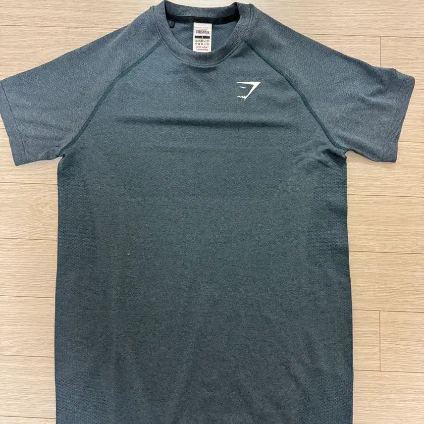 [BUNJANG] Gymshark Vital Seamless Slim Fit Short Sleeve T-Shirt Iron Blue / 짐샤크 바이탈 심리스 슬림핏 반팔 티셔츠