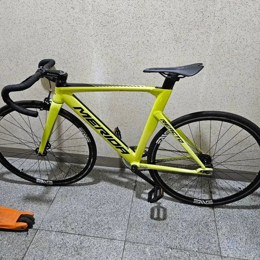[BUNJANG] Merida Reacto 500 Fixed Gear Bicycle Yellow / 픽시자전거 메리다 리액토 500 픽시 옐로우  ㅡ대차사절ㅡ