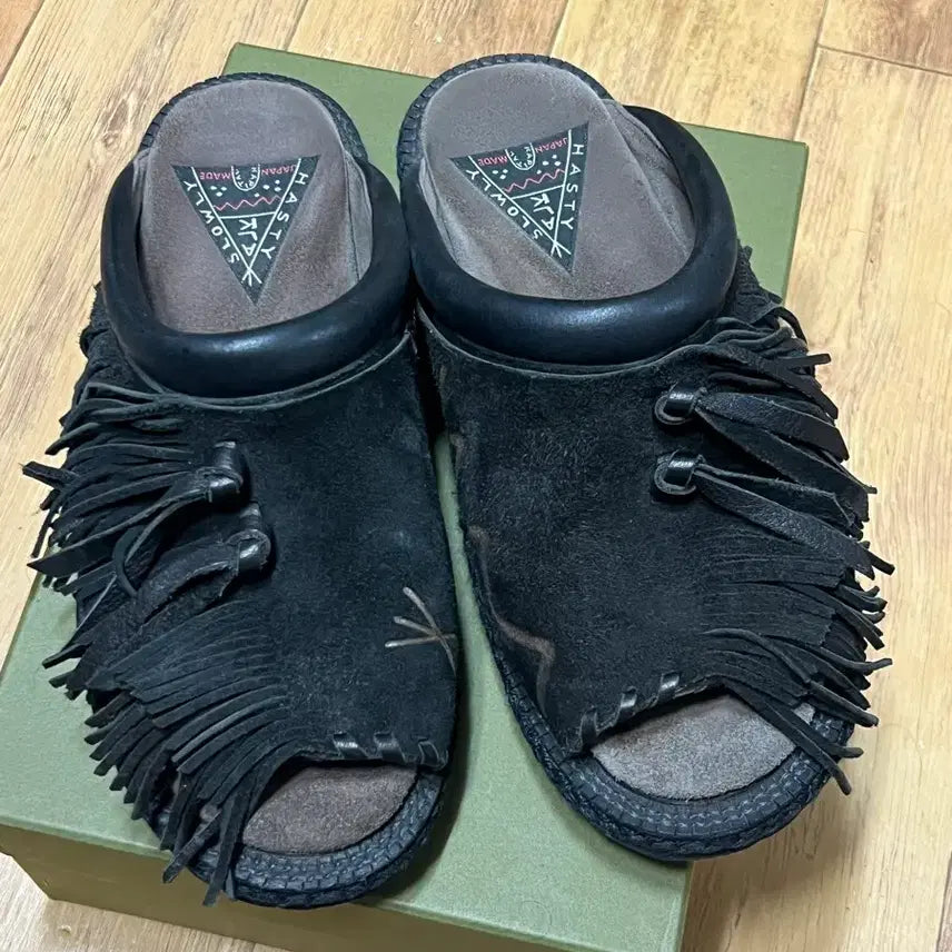 [BUNJANG] Capital Pueblo Sandals Black Size 4 / 캐피탈 푸에블로 샌들 블랙 4사이즈