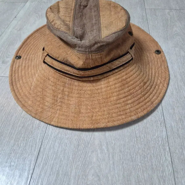 [BUNJANG] Natural Persimmon Dye Bucket Hat (Size 56) / (미사용)천연감물 버킷햇(56)