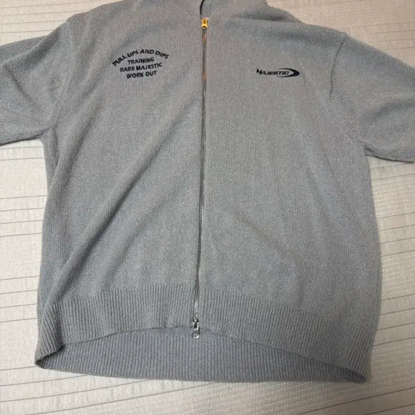 [BUNJANG] 8seconds Sky Blue Knit Zip-Up / 8세컨즈 니트집업