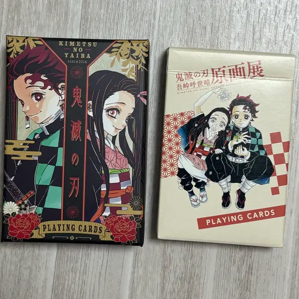 [BUNJANG] Demon Slayer: Kimetsu no Yaiba Original Art Trump Card Set (2 Types) / 귀멸의칼날 원화 트럼프카드 2종