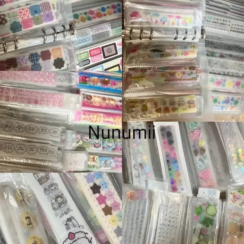 [BUNJANG] Kiss Cut Stickers - Assorted Set / 키스컷 소분 팩 문구 띵