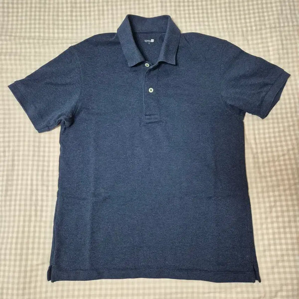 [BUNJANG] TOPTEN COOL Air Cotton Pique Polo Shirt Navy / 탑텐 COOL Air 코튼 피케 폴로 셔츠