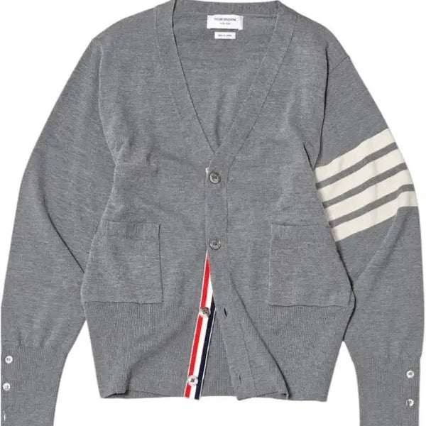 [BUNJANG] Thom Browne Grey Cardigan (Size 3) / 톰브라운 가디건 3size