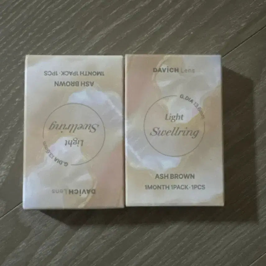 [BUNJANG] Davich Swelling Ash Brown Contact Lenses (Unsealed New Product) / 다비치 스웰링 애쉬브라운 (미개봉새상품)