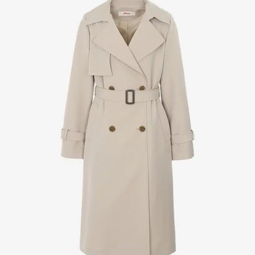 [BUNJANG] SOUP Beige Long Trench Coat Size 55 / SOUP 베이지 롱 트렌치코트 55