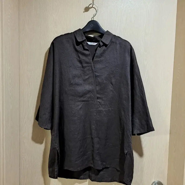 [BUNJANG] JISEN Dark Brown Easy Wear Shirt / 이지웨어 셔츠 다크 브라운