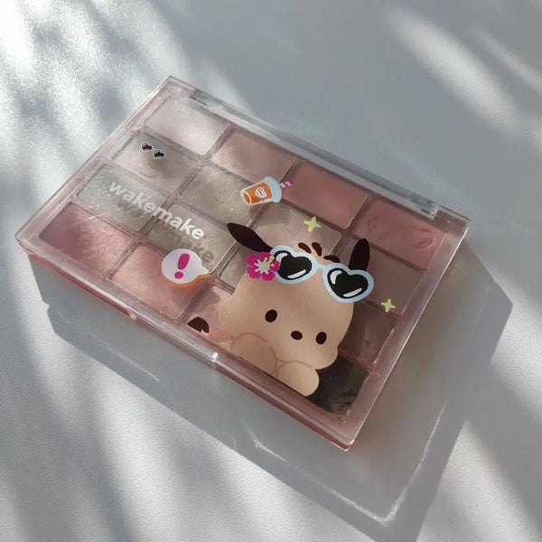 [BUNJANG] WAKEMAKE Soft Blurring Eye Palette 25 Healthy Coral Blurring Pochacco / 웨이크메이크 소프트 블러링 아이팔레트 25 헬시 코랄 블러링 포차코