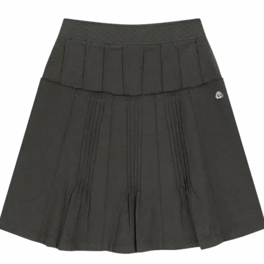 [BUNJANG] KOSEIO Flower Pintuck Skirt Charcoal Size 2 / 코이세이오 플라워 핀턱 스커트 차콜 2사이즈 택 달린 새상품 판매