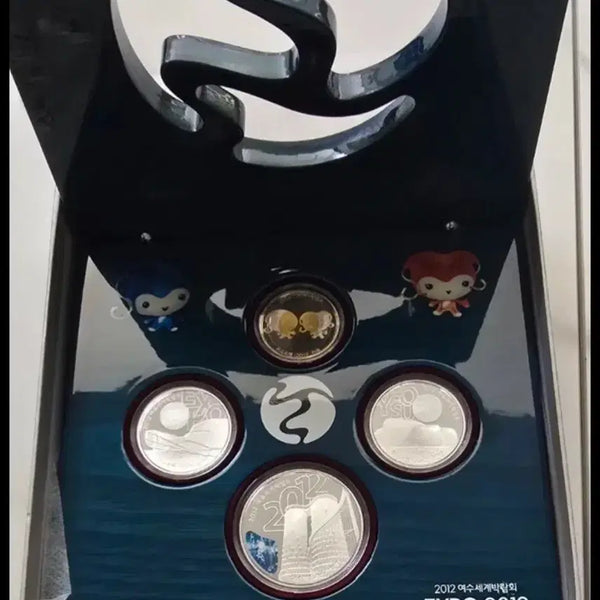[BUNJANG] 2012 Yeosu EXPO Commemorative Coin 4-Coin Set / 2012 여수 EXPO 기념주화 4종세트