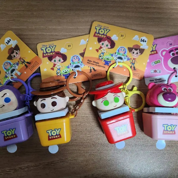 [BUNJANG] Disney Pixar Toy Story Clicker Keychain (4 Types) / (새제품) 토이스토리 클리커 키링 4종류
