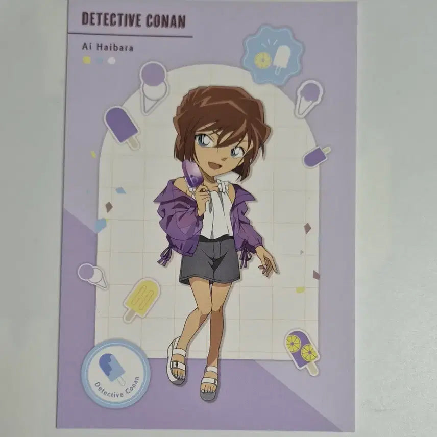[BUNJANG] Detective Conan Ai Haibara "Crimson Rose" Special Edition Postcard / 명탐정코난 엽서 특전 하이바라 홍장미