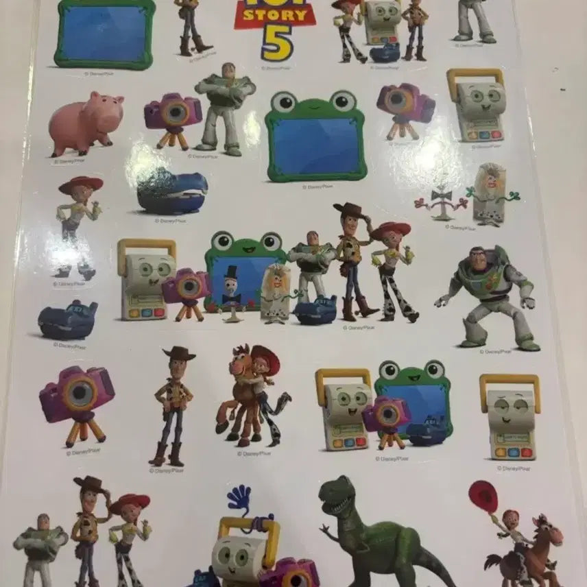 [BUNJANG] Toy Story 5 Character Sticker Set / 토이스토리5 캐릭터 스티커 세트