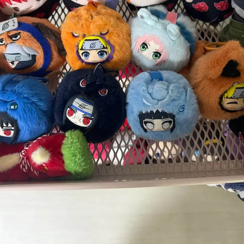 [BUNJANG] Naruto EAki Round Plush Set (7 Types, Includes Secret) / 나루토 eaki 동글이 7종 인형 일괄판매합니다!(시크릿포함)