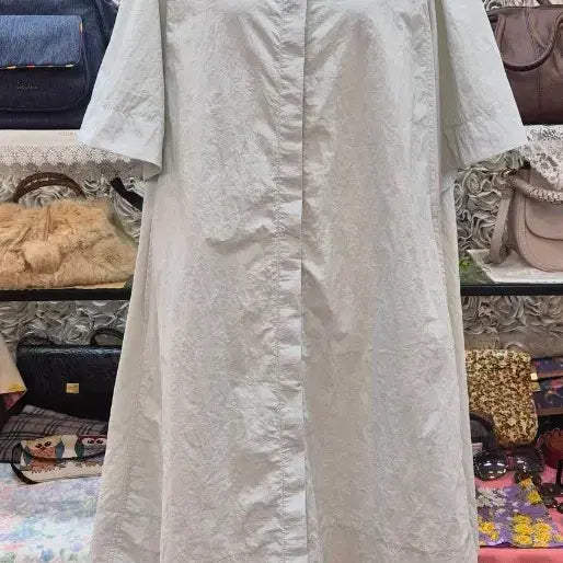 [BUNJANG] Marie Claire Flare Dress Nylon Pastel / marie claire 마리끌레르 바스락 플레어 원피스 55 66 77