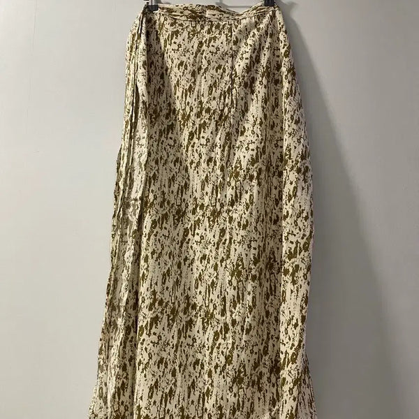 [BUNJANG] Women's Pattern Wrap Skirt (One Size Fits Most) / 보세 여성 패턴 랩스커트 55-77