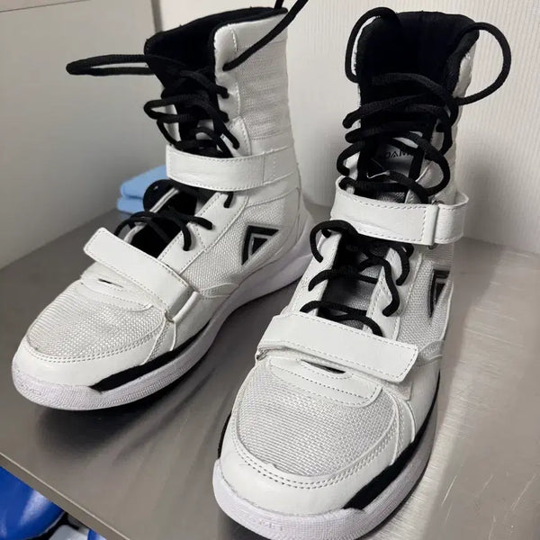 [BUNJANG] Adams Elite Boxing Shoes White 260mm / 아담스 엘리트 복싱화 화이트 260사이즈