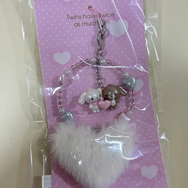 [BUNJANG] Sanrio Heisei Fuwa Fuwa Series Sugar Bunnies Strap / 산리오 헤이세이 후와후와 시리즈 슈가바니즈 스트랩