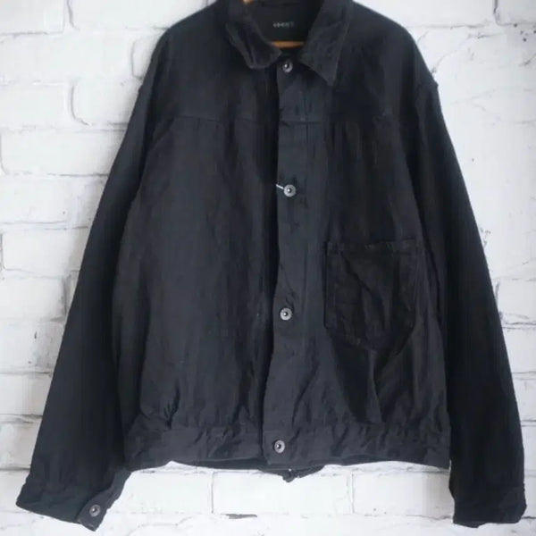 [BUNJANG] Comoli 23AW Black Denim Jacket Size 4 / Comoli 23aw 코모리 데님 자켓 블랙 4