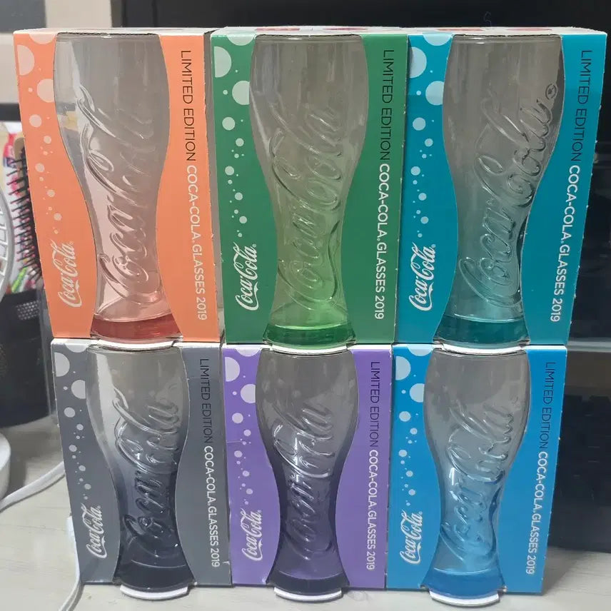 [BUNJANG] McDonald's Coca-Cola 2019 Limited Edition Cups Full Set (6 Types) / 미개봉 맥도날드 코카콜라컵 2019 리미티드 에디션 6종 풀세트