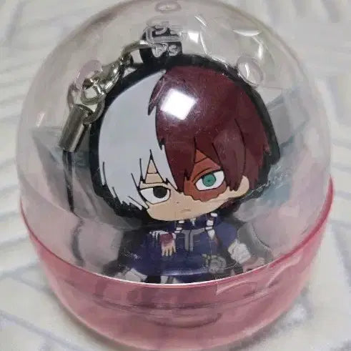 [BUNJANG] My Hero Academia Todoroki Shoto Rubber Strap Keychain / 히로아카 러버 스트랩 고무 키링 가챠 토도로키 쇼토