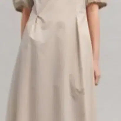 [BUNJANG] Beanpole Lady Beige Short Sleeve Dress / 빈폴레이디스 베이지 반팔 원피스