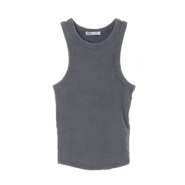 [BUNJANG] Zara Damaged Wash Tank Top / 자라 데미지 워싱 나시
