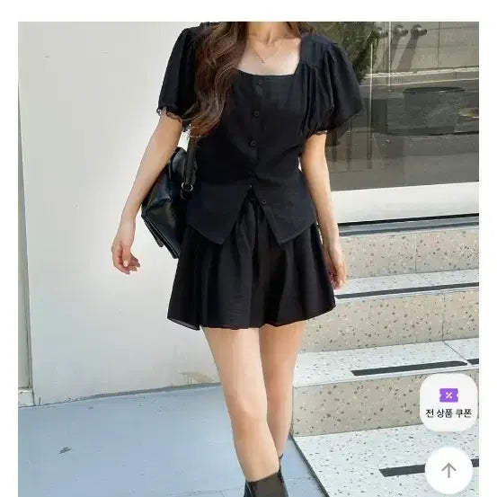 [BUNJANG] J Style Blouse and Pants Set Size 77 / 제이스타일블라우스바지세트77사이즈