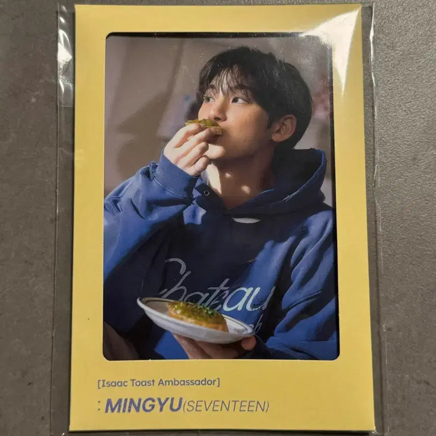[BUNJANG] SEVENTEEN Mingyuphotocard Isaac Toast / 세븐틴 민규 포토카드 이삭 토스트