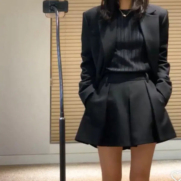 [BUNJANG] Fresh Label Black Blouse / 프레쉬라벨 블라우스