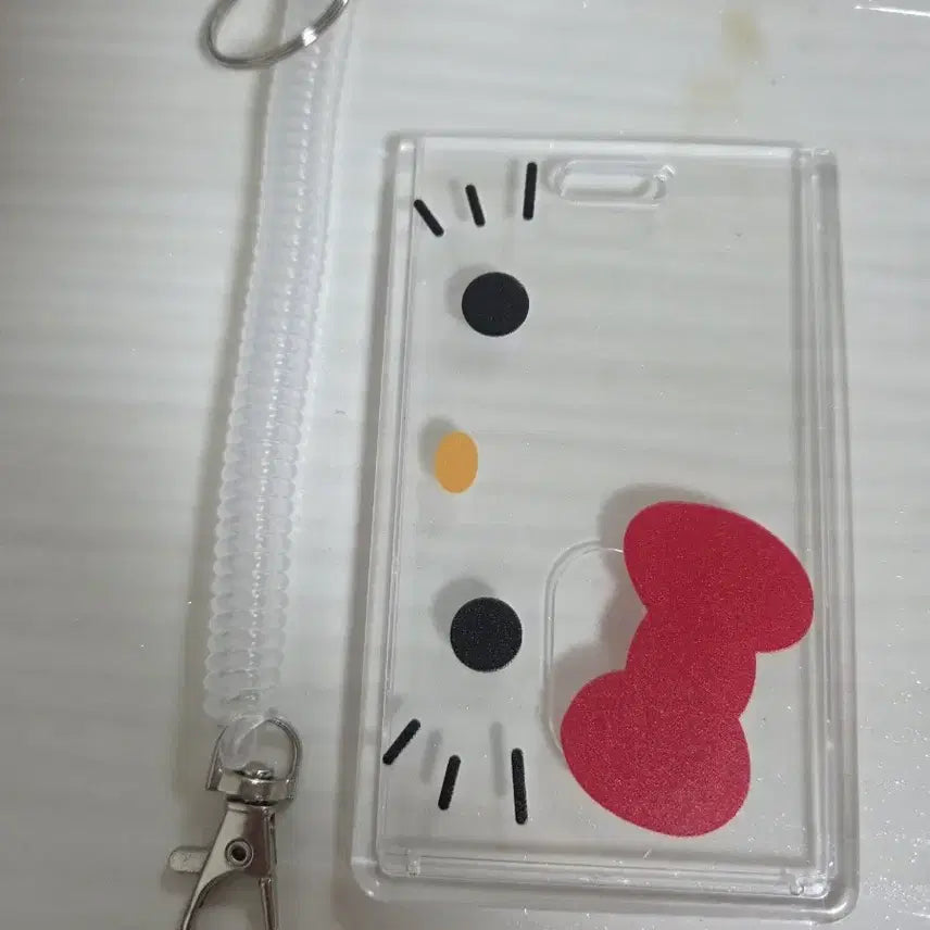 [BUNJANG] Hello Kitty Acrylic Card Holder / 키티 아크릴 카드홀더
