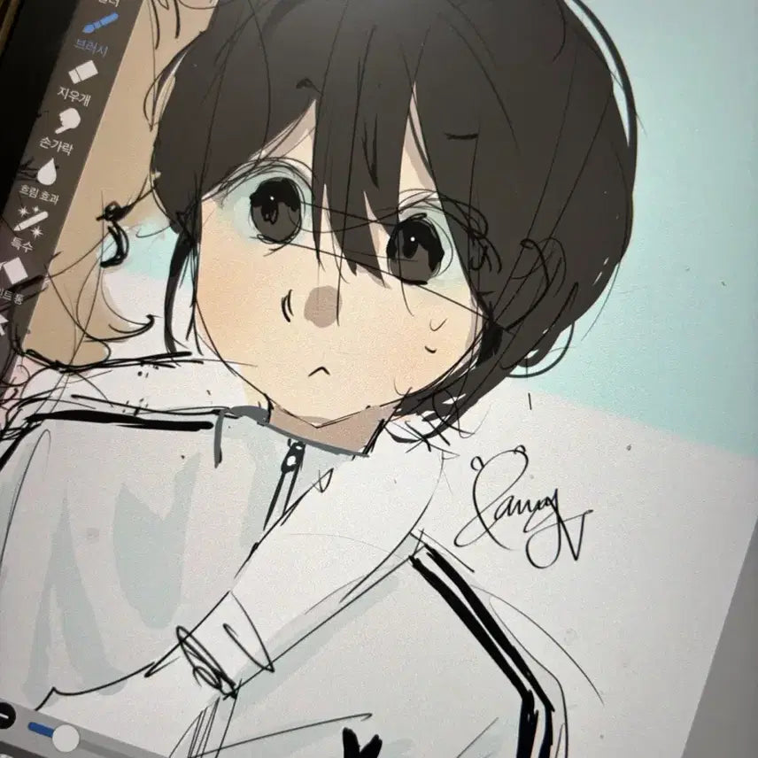 [BUNJANG] Character Art Commission - Quick Sketch Style / 당일마감 저렴 낙서 여캐 그림 커미션