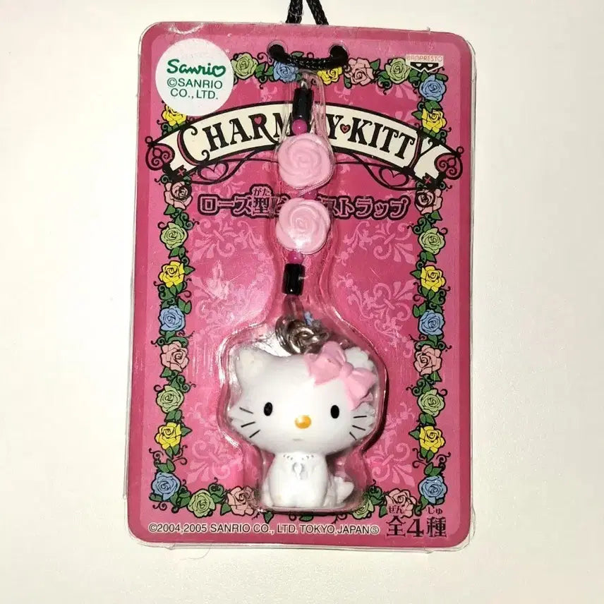 [BUNJANG] Sanrio Classic Rose Charm Kitty Strap / 고전 로즈 챠미키티스트랩