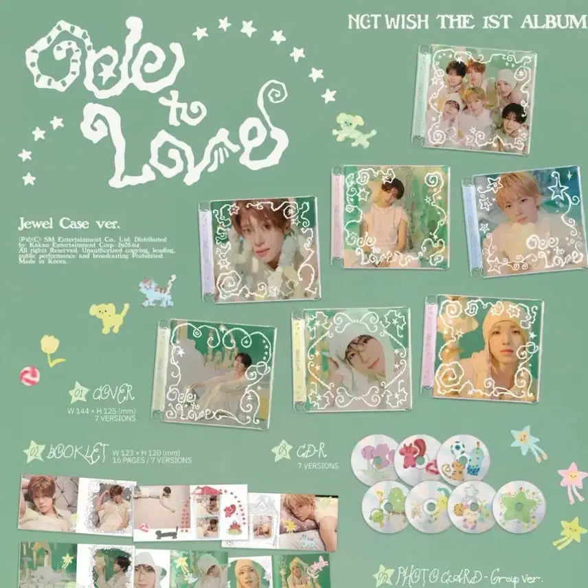 [BUNJANG] NCT WISH 'Ode to Love' Jewel Album (Unsealed) / [당일배송!!] 엔시티위시 오드투러브 미개봉 쥬얼 앨범 양도