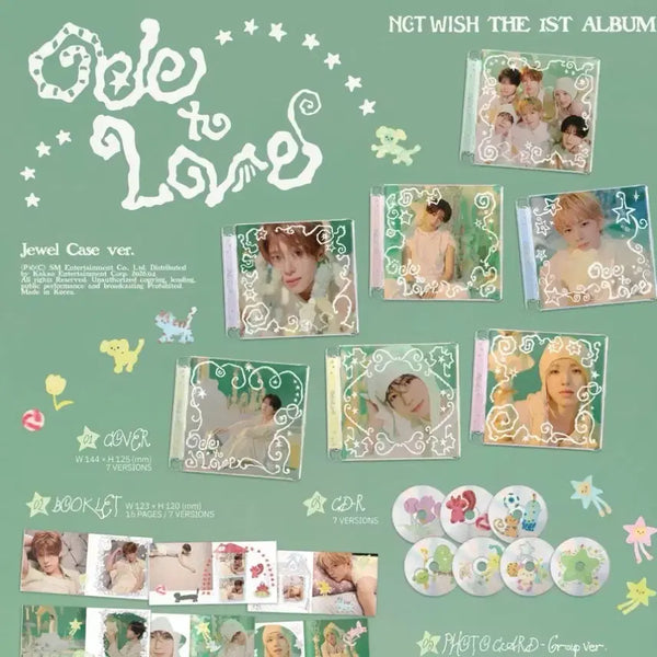 [BUNJANG] NCT WISH 'Ode to Love' Jewel Album (Unsealed) / [당일배송!!] 엔시티위시 오드투러브 미개봉 쥬얼 앨범 양도