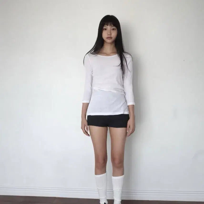 [BUNJANG] Baby Raph Silket Capri T Capri Tee White / 베이비랩 silket capri t 카프리 티 흰색