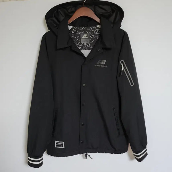 [BUNJANG] New Balance Unisex Coach Jacket NBNA613013 Black / 뉴발란스 코치자켓 남녀공용 NBNA613013 블랙 [105]