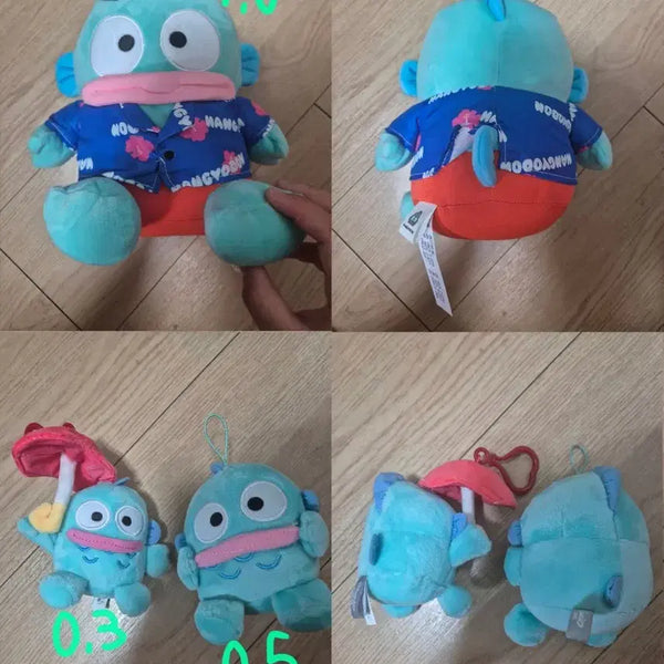 [BUNJANG] Sanrio Hangyodon Keyring, Plush, Toothbrush Cup, Sticker, Lotte World Collaboration, Figure / 산리오 한교동 키링, 인형, 양치컵, 띠부씰, 롯데월드콜라보, 피규어