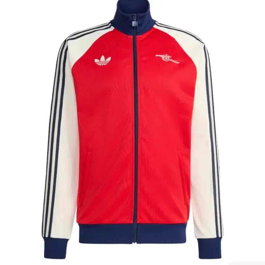 [BUNJANG] Adidas Arsenal FC OG Track Top Better Scarlet Off White / 아디다스 아스널 FC OG 트랙 탑 베러 스칼렛 오프 화이트