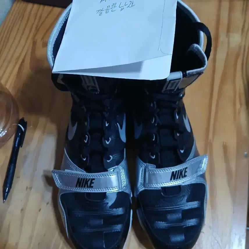 [BUNJANG] Nike HyperKO 1 Boxing Boots Black Silver 275 / 나이키 하이퍼ko1 275 블랙 실버 박스포함